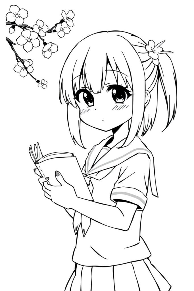 20 Manga coloring pages - My free coloring world