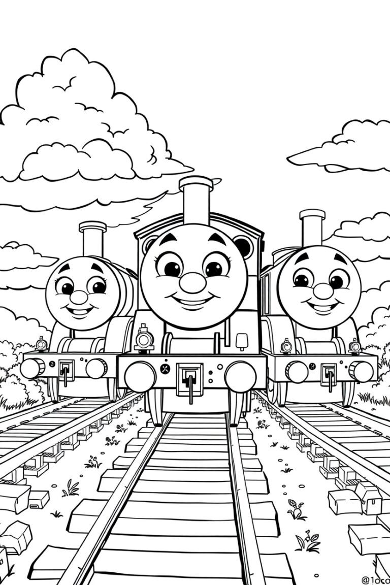 20 Thomas and Friends coloring pages