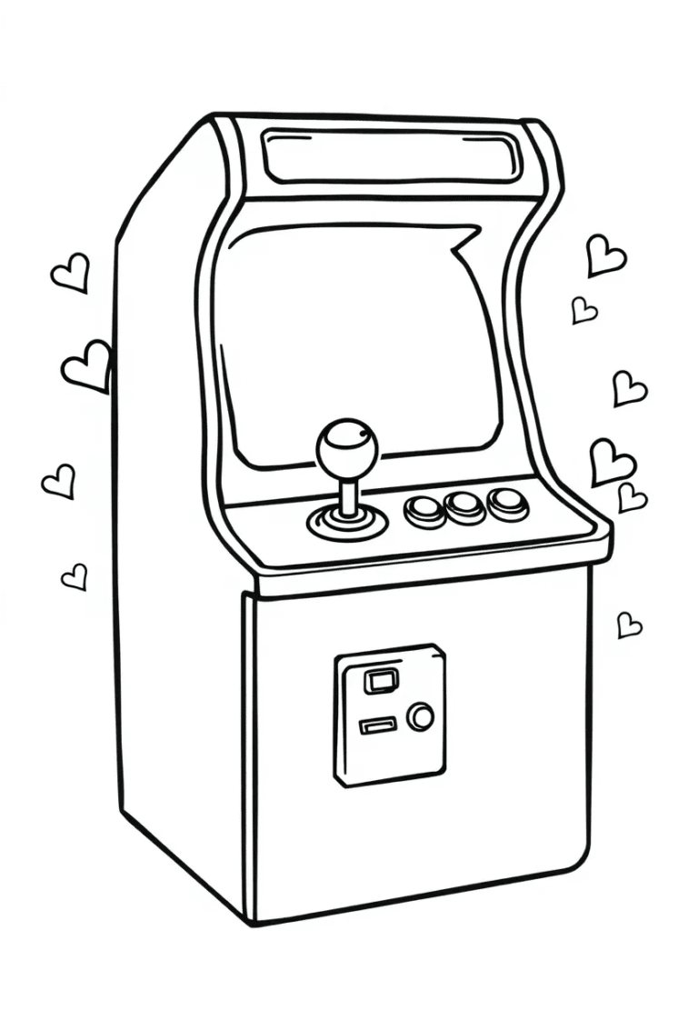20 video games coloring pages