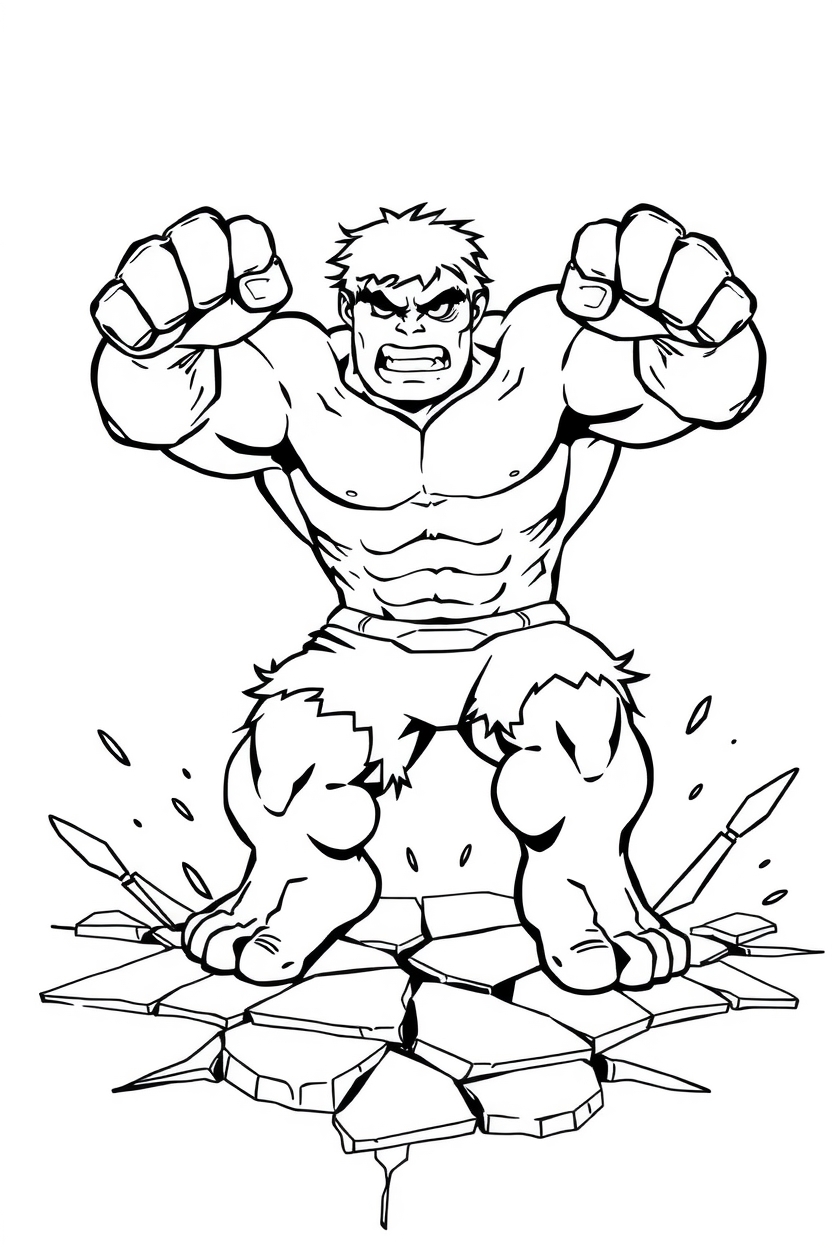 20 hulk coloring pages