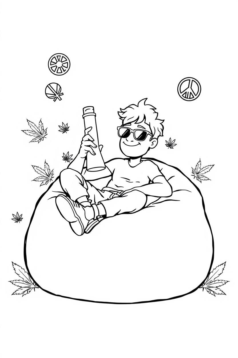 21 stoner coloring pages